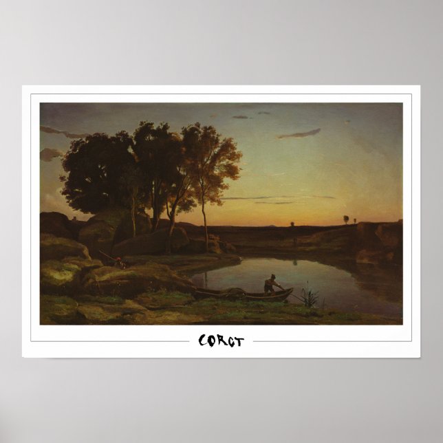 Poster d'art Jean-Baptiste-Camille Corot #35-2 (Devant)