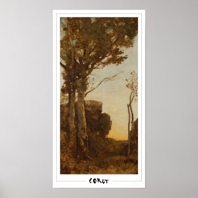 Poster d'art Jean-Baptiste-Camille Corot #481 (Devant)