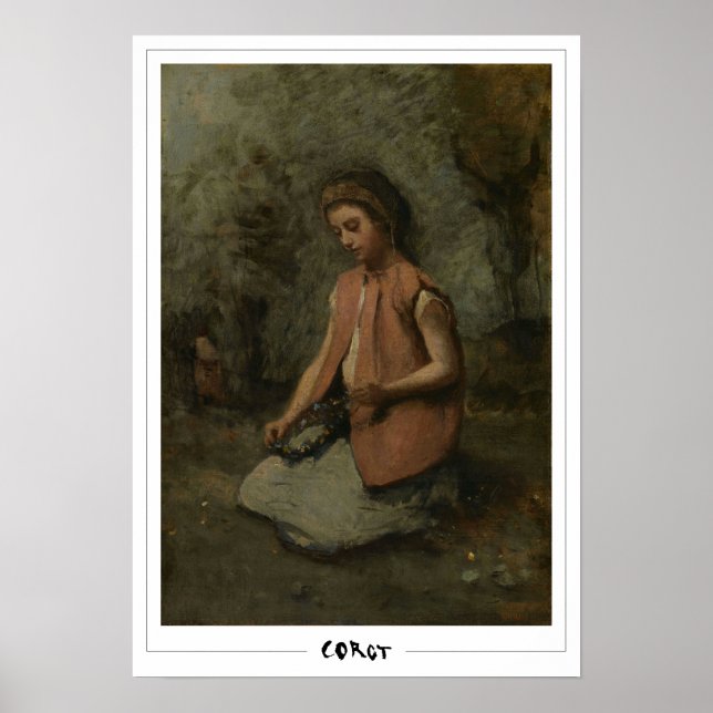 Poster d'art Jean-Baptiste-Camille Corot #87 (Devant)