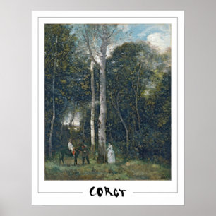 Poster d'art Jean-Baptiste-Camille Corot Zedign #1