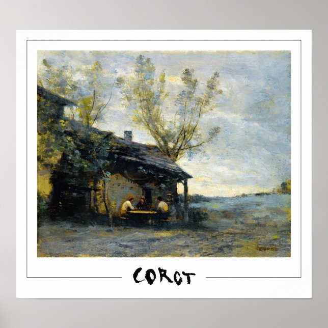 Poster d'art Jean-Baptiste-Camille Corot Zedign #1 (Devant)