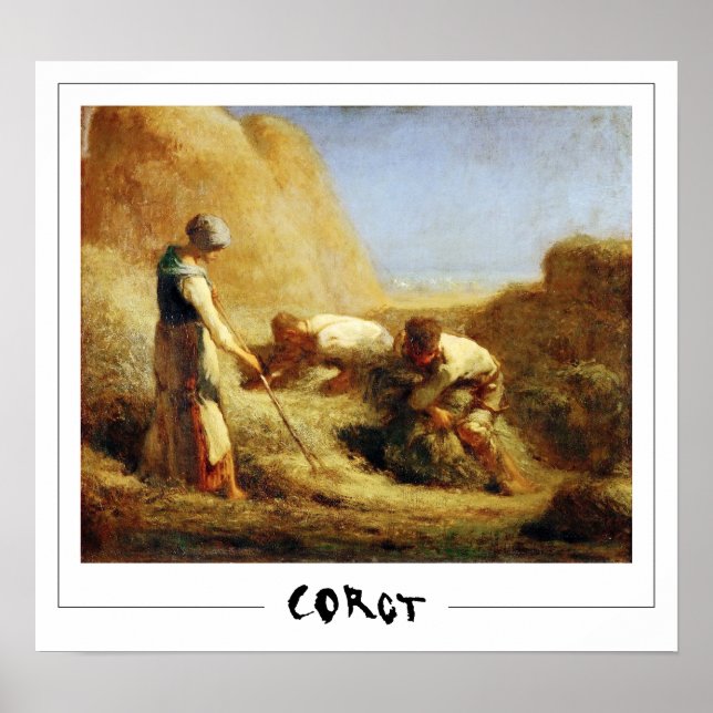 Poster d'art Jean-Baptiste-Camille Corot Zedign #3 (Devant)