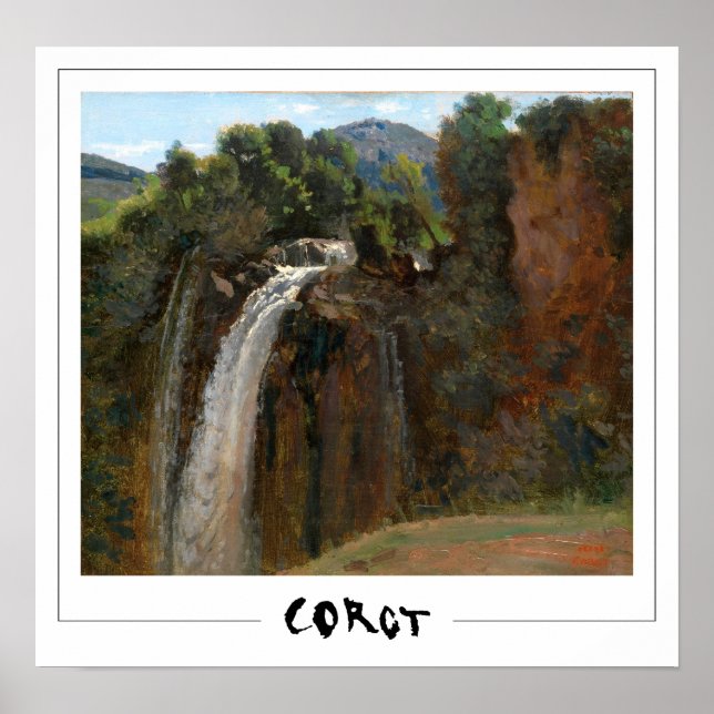 Poster d'art Jean-Baptiste-Camille Corot Zedign #3 (Devant)