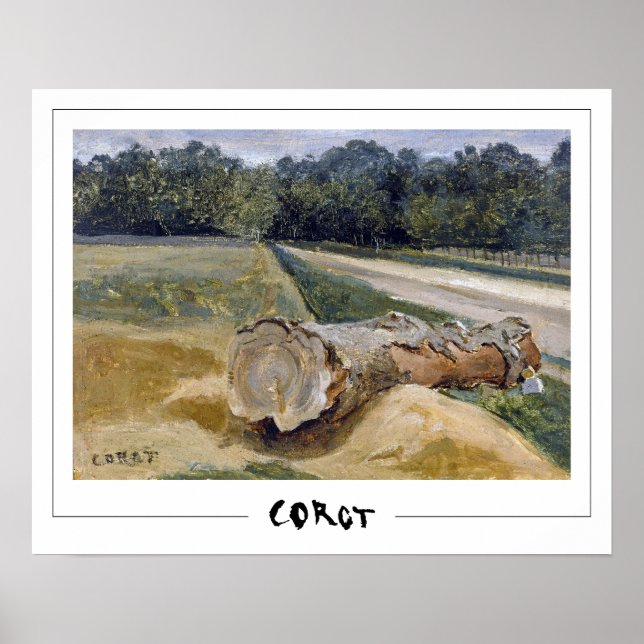 Poster d'art Jean-Baptiste-Camille Corot Zedign #3 (Devant)
