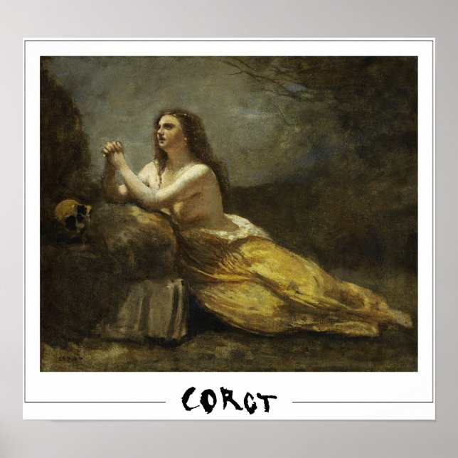 Poster d'art Jean-Baptiste-Camille Corot Zedign #4 (Devant)