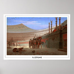 Poster d'art Jean-Léon Gérôme Zedign #150