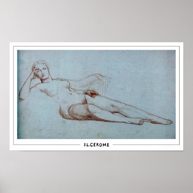 Poster d'art Jean-Léon Gérôme Zedign #38 (Devant)