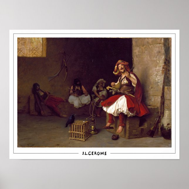 Poster d'art Jean-Léon Gérôme Zedign #76 (Devant)