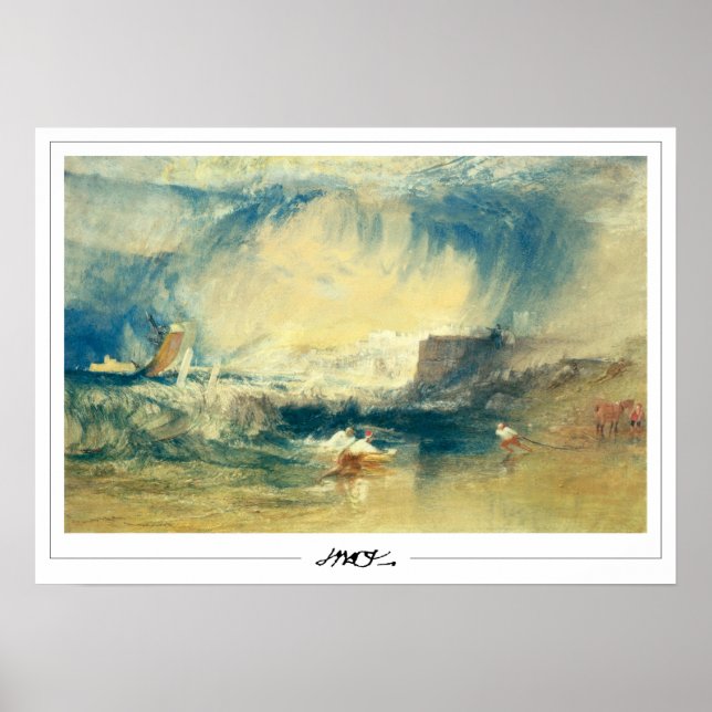 Poster d'art JMW Turner Zedign #141-3 (Devant)