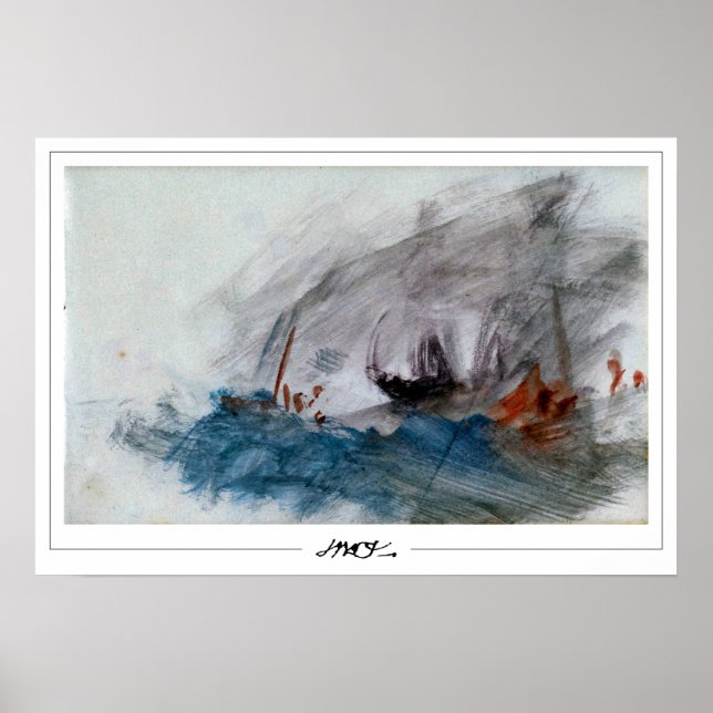 Poster d'art JMW Turner Zedign #230 (Devant)