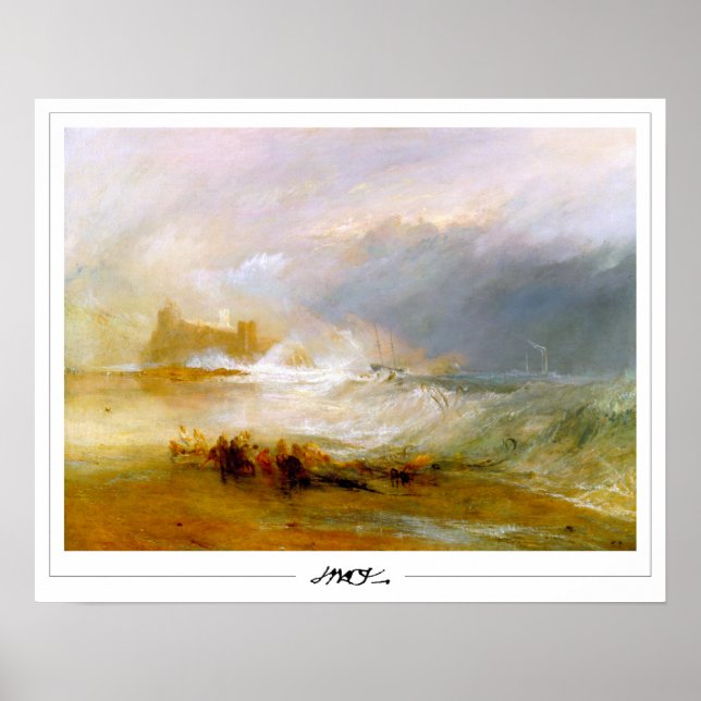 Poster d'art JMW Turner Zedign #24-3 (Devant)