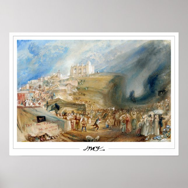 Poster d'art JMW Turner Zedign #27-3 (Devant)