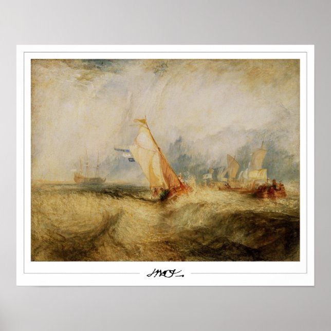 Poster d'art JMW Turner Zedign #32 (Devant)