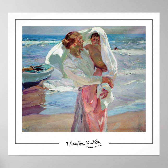 Poster d'art Joaquín Sorolla Zedign #21 (Devant)