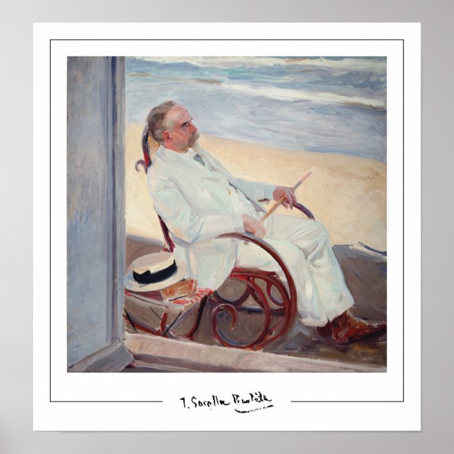 Poster d'art Joaquín Sorolla Zedign #375 (Devant)
