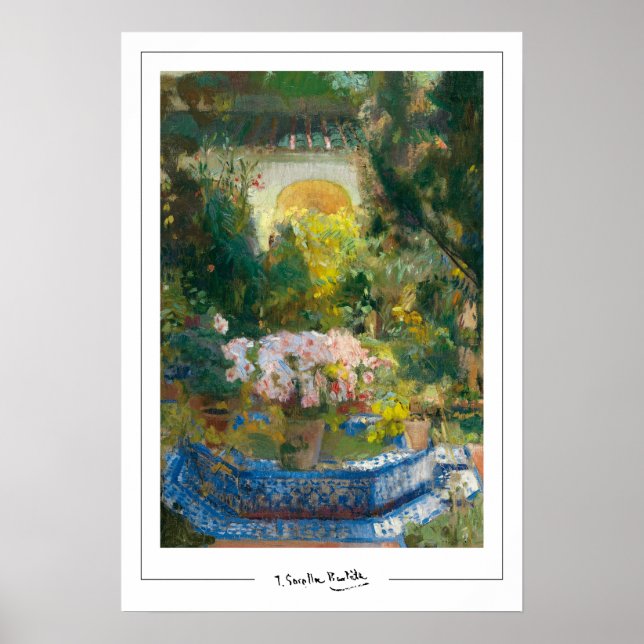 Poster d'art Joaquín Sorolla Zedign #4 (Devant)