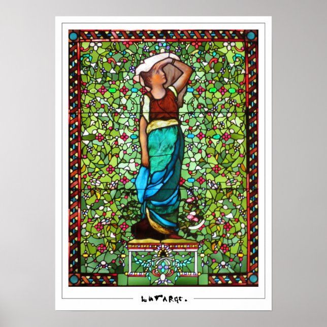 Poster d'art John La Farge Zedign #130 (Devant)