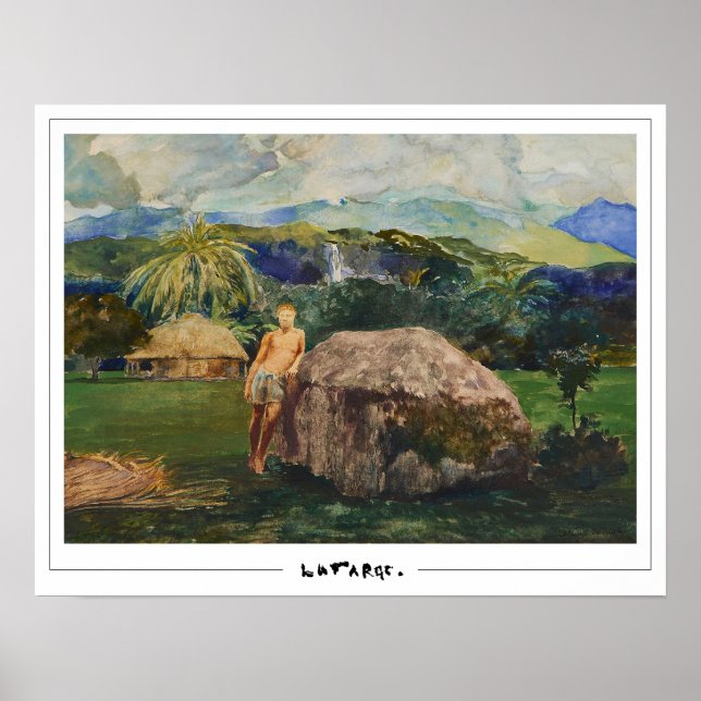 Poster d'art John La Farge Zedign #138 (Devant)