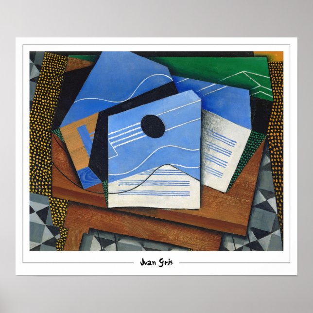Poster d'art Juan Gris Zedign #132 (Devant)
