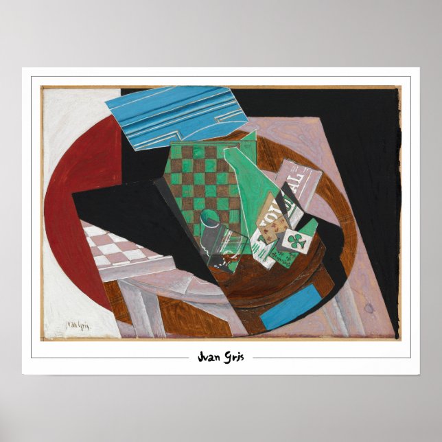 Poster d'art Juan Gris Zedign #164 (Devant)