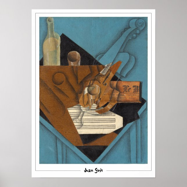 Poster d'art Juan Gris Zedign #218 (Devant)