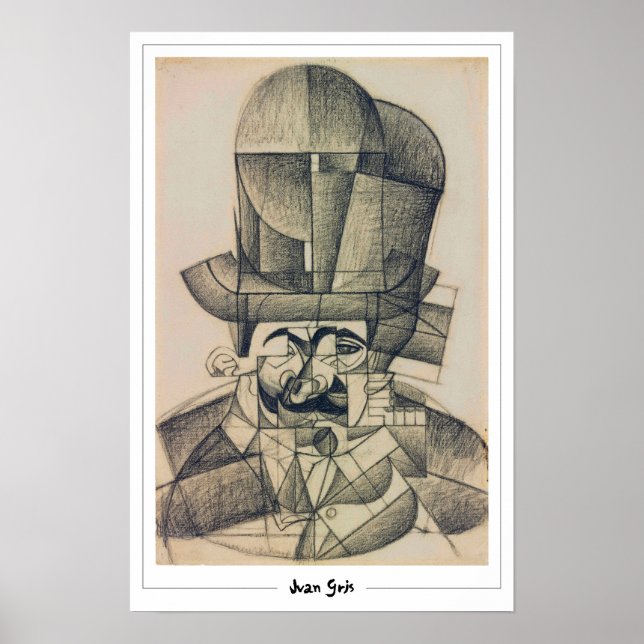 Poster d'art Juan Gris Zedign #322 (Devant)