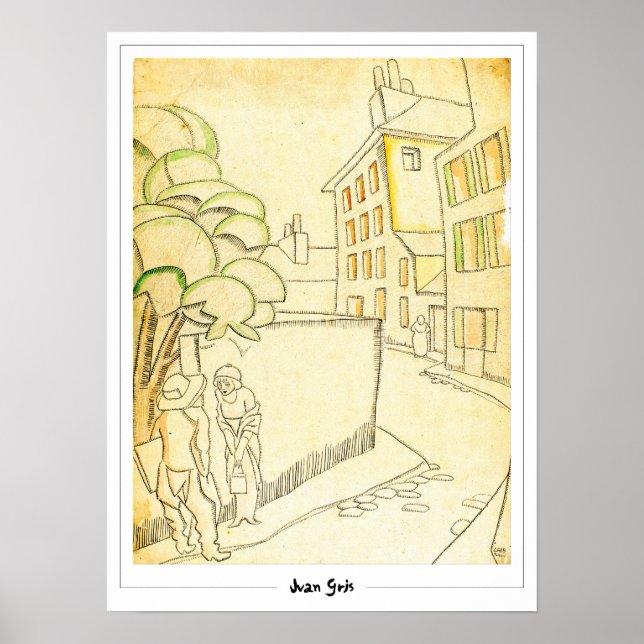 Poster d'art Juan Gris Zedign #72 (Devant)