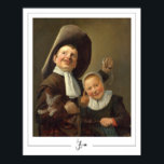 Poster d'art Judith Leyster Zedign #16<br><div class="desc">Judith Leyster #16 (Un garçon et une fille avec un chat et une anguille) affiche d'art et signature de The Zedign House. Pour plus d'images et de dessins de Judith Leyster - Peintures et dessins,  visitez https://art.zedign.com/posters/</div>