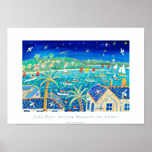Poster d'art : La voile sous la comète