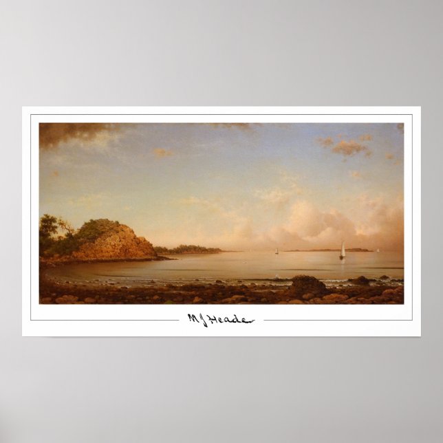 Poster d'art Martin Johnson Heade Zedign #102 (Devant)