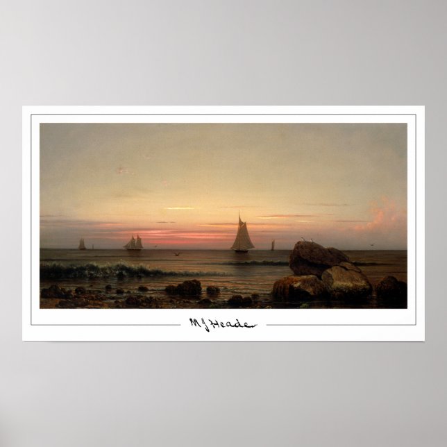 Poster d'art Martin Johnson Heade Zedign #168 (Devant)