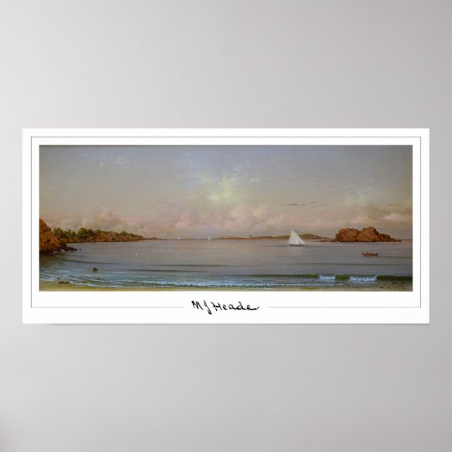 Poster d'art Martin Johnson Heade Zedign #207 (Devant)