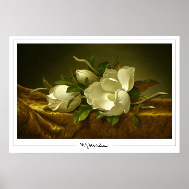 Poster d'art Martin Johnson Heade Zedign #27 (Devant)