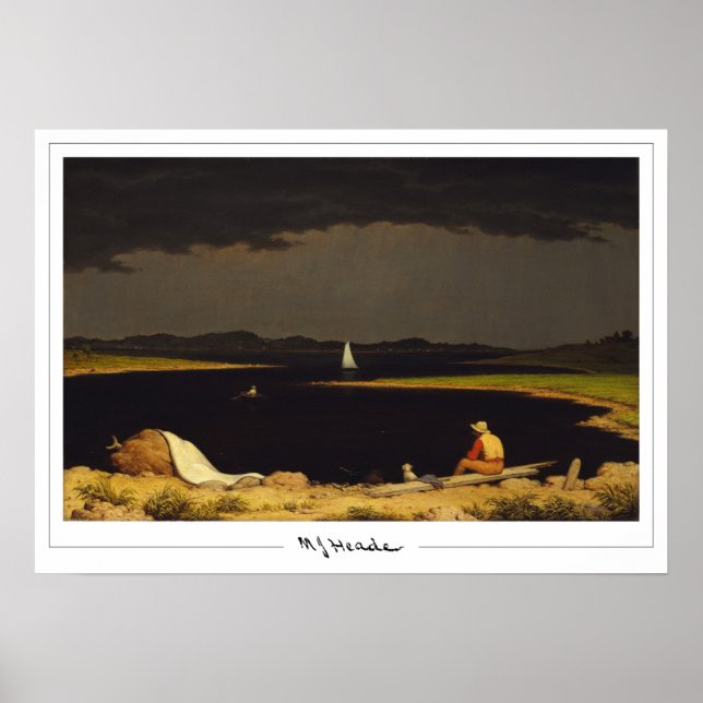 Poster d'art Martin Johnson Heade Zedign #40 (Devant)