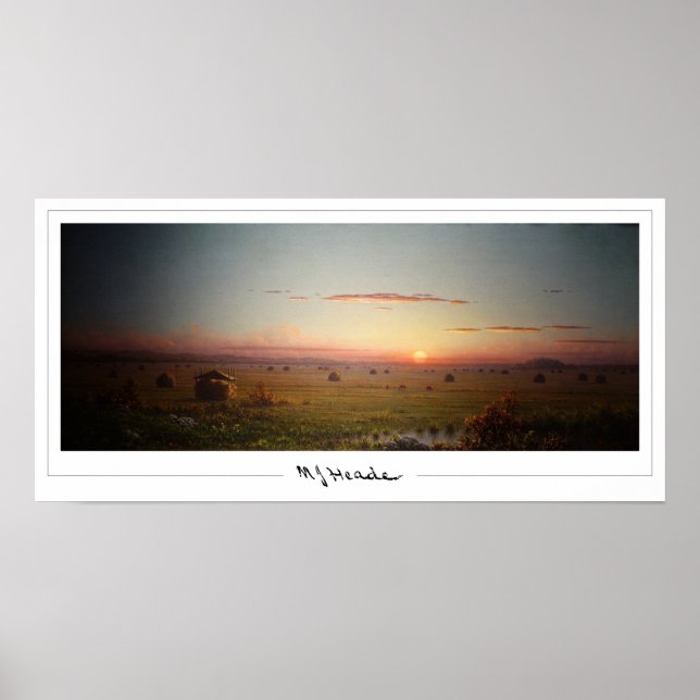 Poster d'art Martin Johnson Heade Zedign #77 (Devant)