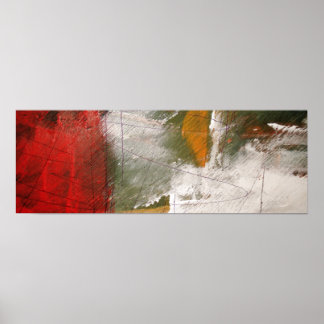Poster d'art moderne Abstrait Panoramique Imprimer