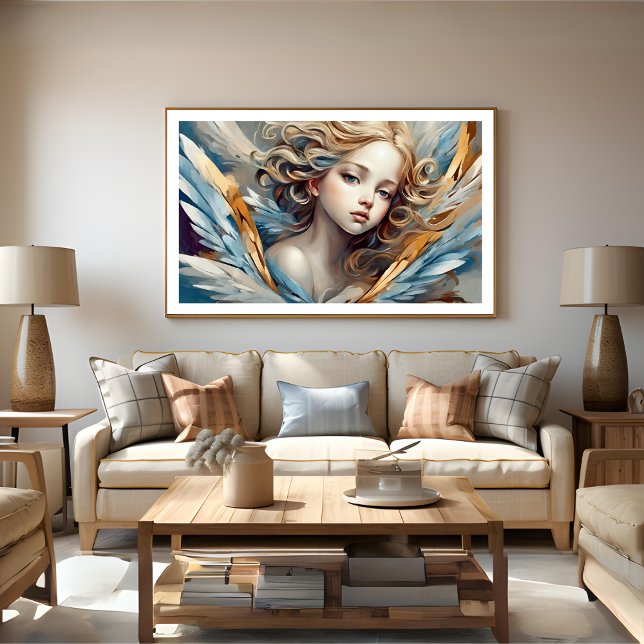 Poster d'art moderne Angel Clara (Créateur téléchargé)
