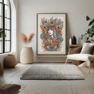 Poster d'art moderne Boho