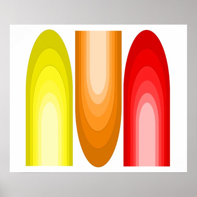 Poster d'art moderne du milieu du siècle (Devant)