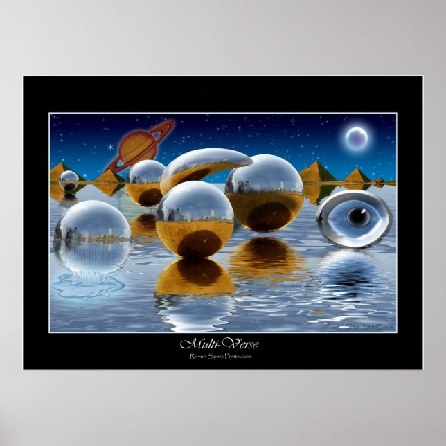 Poster d'art "MULTI VERSE" par Skye Ryan-Evans (Devant)