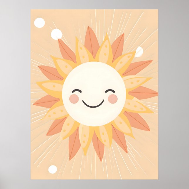 Poster d'art mural de Sun Nursery (Devant)