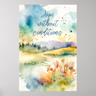 Poster d'art mural Motivational Watercolor 17