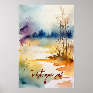 Poster d'art mural Motivational Watercolor 38
