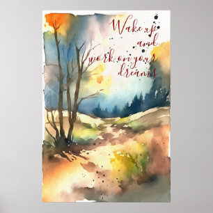 Poster d'art mural Motivational Watercolor 94