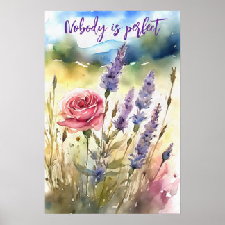 Poster d'art mural Motivational Watercolor 97