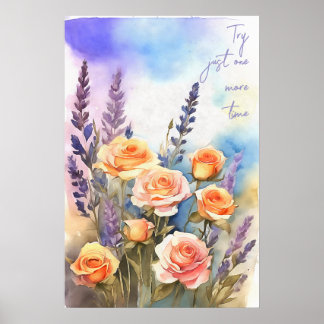 Poster d'art mural Motivational Watercolor 99