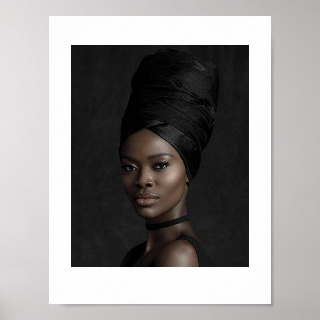 Poster d'art mural - Portrait de beauté (Devant)