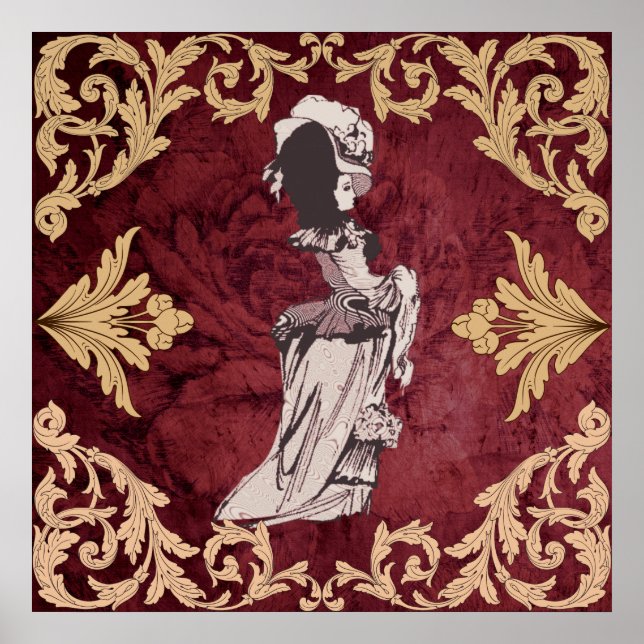 Poster d'art mural victorien (Devant)