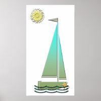 Poster d'art nautique
