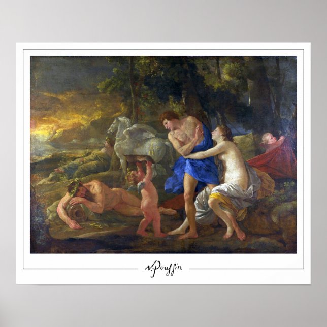 Poster d'art Nicolas Poussin Zedign #103 (Devant)